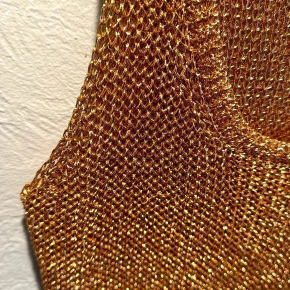 Lovers and Friends Fiona Rose Gold Maxi Dress size M - Picture 5 of 10